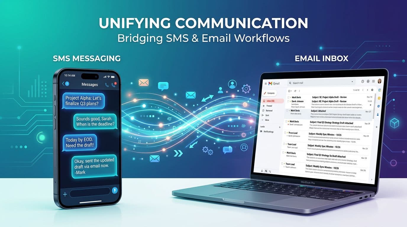 SMS vs Email for Sales Outreach: The Data Behind Why You Need Both