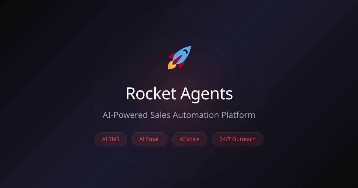 Rocket Agents | AI-Powered Sales Automation Platform | Rocket Agents ...