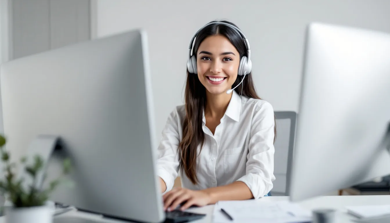 support agent helping customer post-purchase