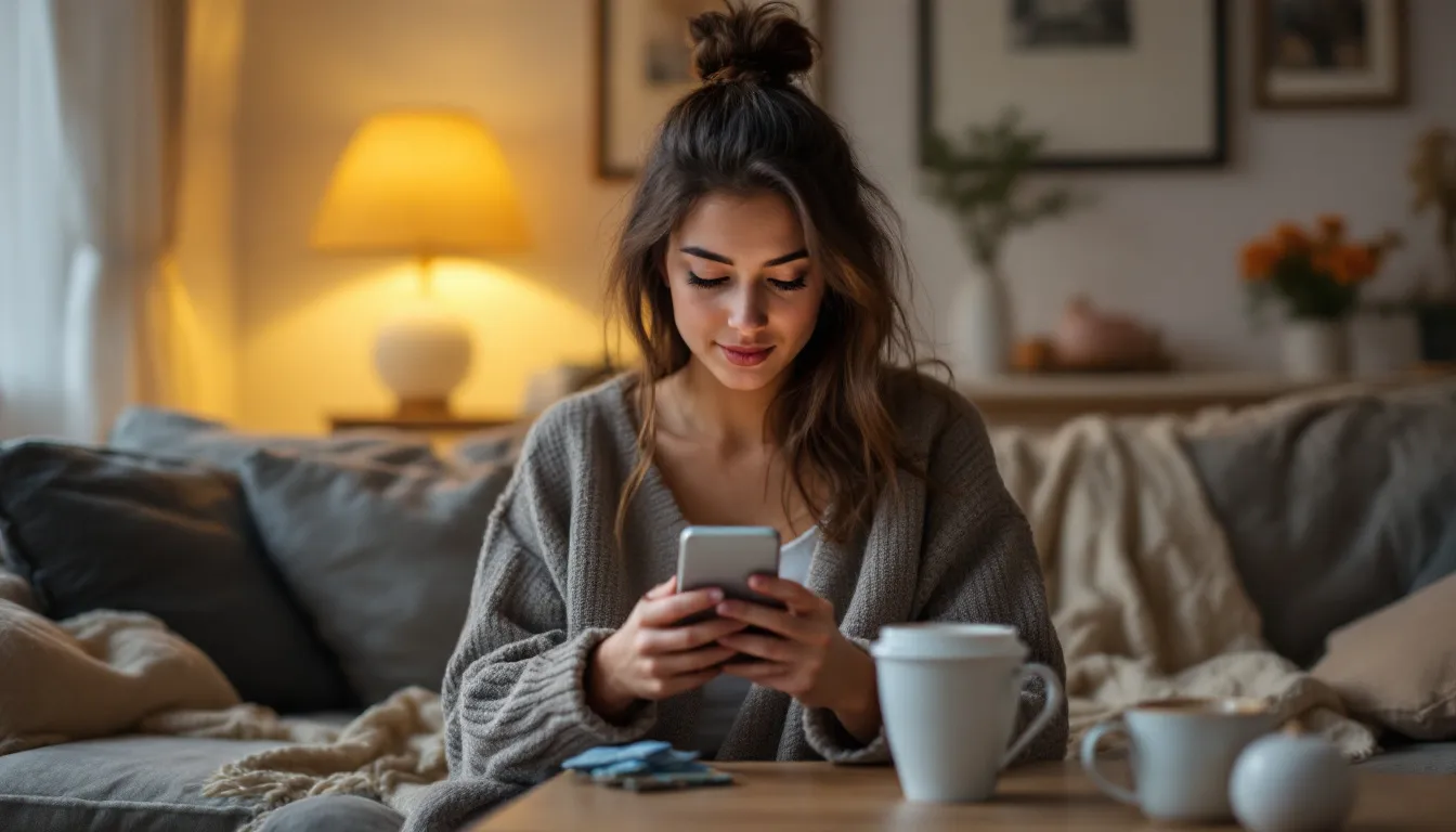 casual selfie with natural background